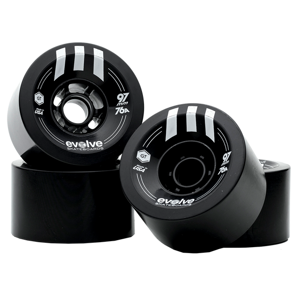 Evolve GTR Street Wheels (97mm, 76a) - Multiple Colors - Evolve Skateboards USA