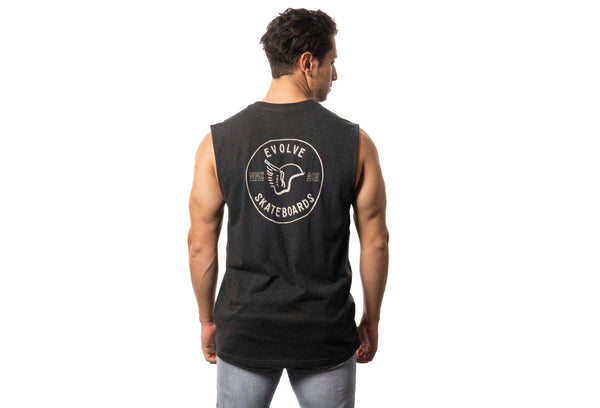 Live Fast Muscle Tee - Evolve Skateboards USA